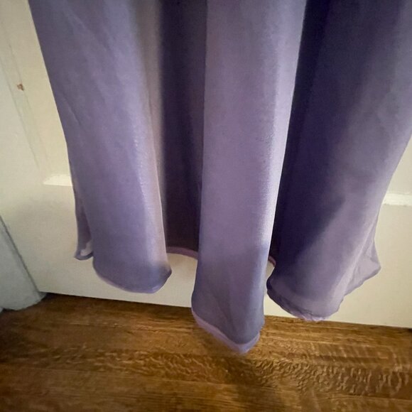 Holt Renfrew purple satin dress - Picture 5 of 8